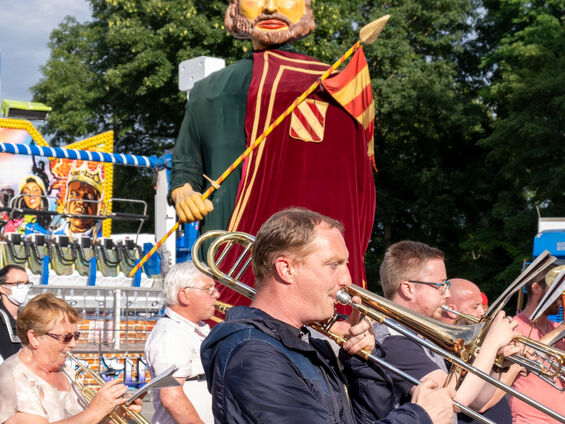 L'Orchestre d'Harmonie et le géant Wédric