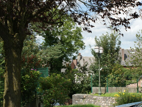 Depuis le parking de la rue de Fourmies