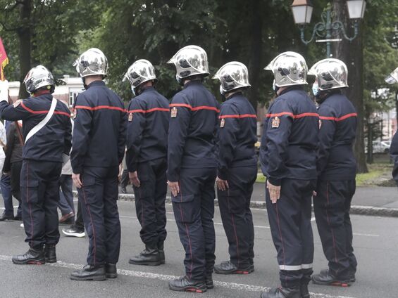 Les sapeurs pompiers d'Avesnes-sur-Helpe