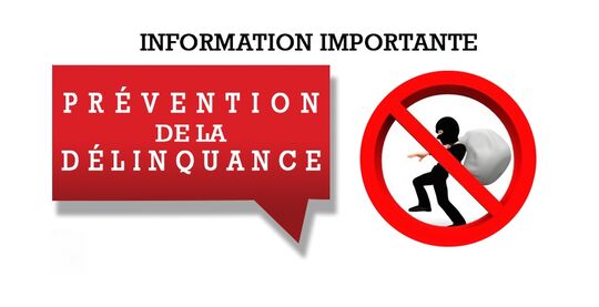 Information importante prévention de la déliquance