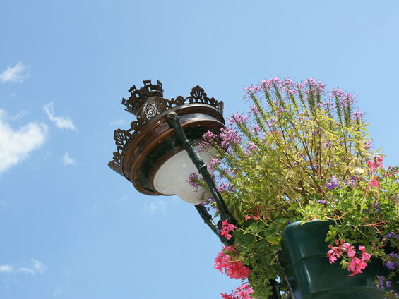 Une ville fleurie