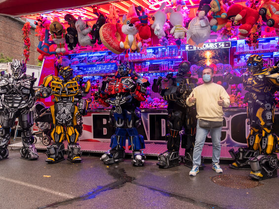 Les transformers se promènent à la grande ducasse